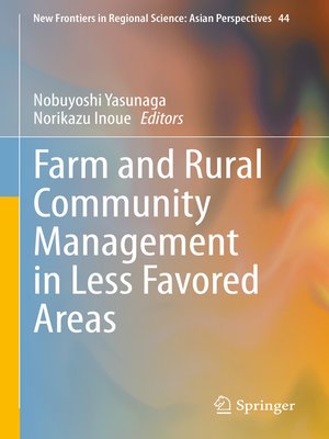 cover image of Farm and Rural Community Management in Less Favored Areas